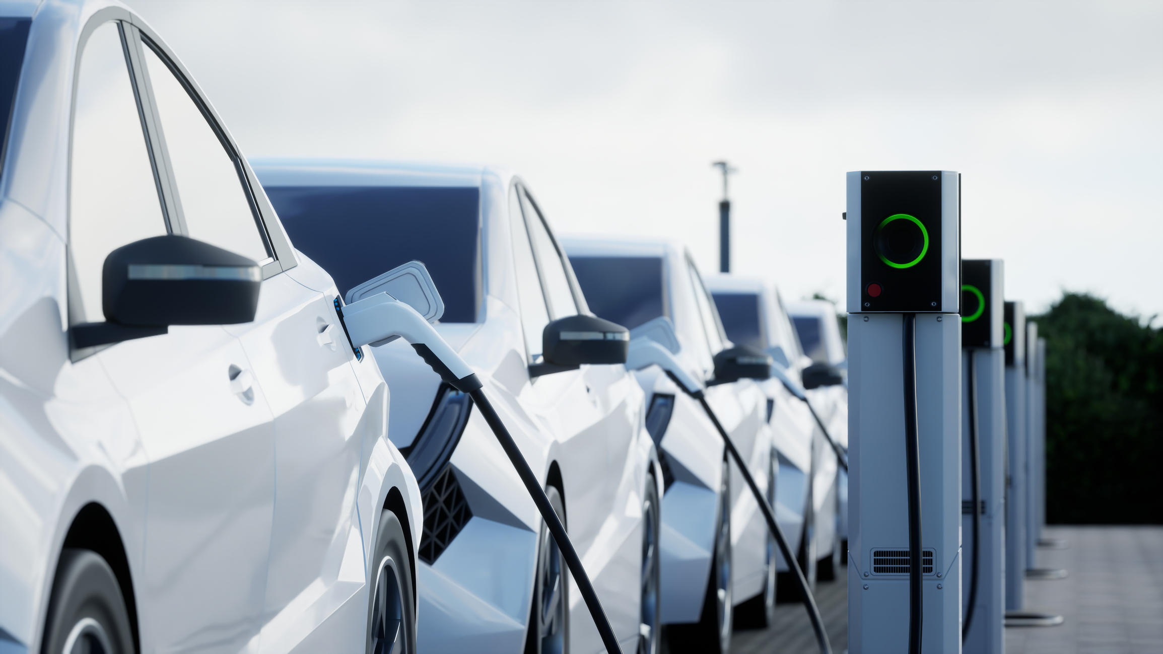 EV charging stations for vehicle charging support