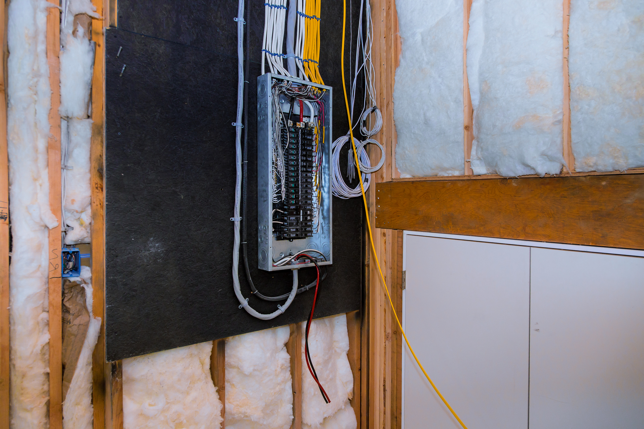 Residential electrical panel and home electrical wiring